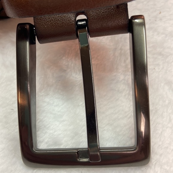 AGB Leather Braided Belt Size 42/105 - Picture 9 of 11